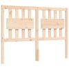 vidaXL Bed Frame without Mattress Double Solid Wood Pine