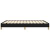 vidaXL Bed Frame without Mattress Black 135x190 cm Double Double Fabric
