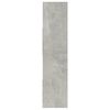 vidaXL Book Cabinet/Room Divider Concrete Grey 105x24x102 cm