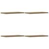 vidaXL Wall Shelves 4 pcs Artisan Oak 40x20x1.5 cm Engineered Wood