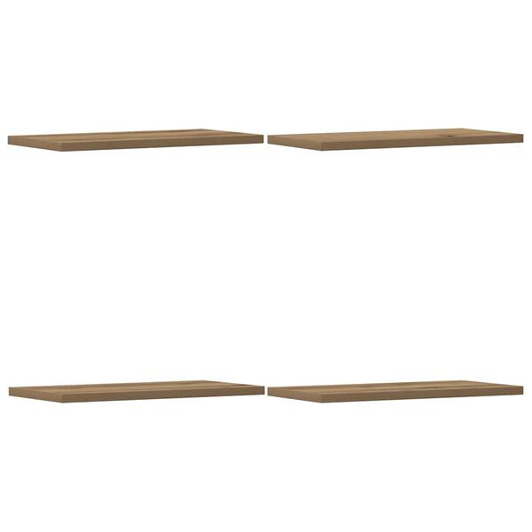 vidaXL Wall Shelves 4 pcs Artisan Oak 40x20x1.5 cm Engineered Wood