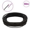 vidaXL Leather Cord Dark Brown &Oslash;1.5 mm x 50 m Leather
