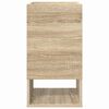 vidaXL End Table Sonoma Oak 30 x 30 x 56 cm Engineered Wood