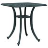 vidaXL Garden Table Green 53x53x53 cm Cast Aluminium