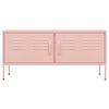 vidaXL TV Cabinet Pink 105x35x50 cm Steel