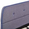 vidaXL Bed Frame without Mattress Light Grey Fabric 135x190 cm Double