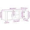 vidaXL TV Cabinet Old Wood 100 x 31.5 x 35 cm Engineered Wood