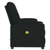 vidaXL Massage Recliner Chair Black Fabric
