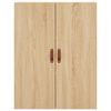 vidaXL Wall Mounted Cabinets 2 pcs Sonoma Oak 69.5x34x90 cm