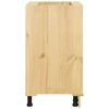 vidaXL Cabinet with Storage Honey 60 x 46 x 81.5 cm Solid Pine Wood