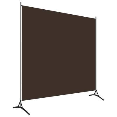 vidaXL 1-Panel Room Divider Brown 175x180 cm