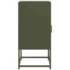 vidaXL Bedside Cabinet Olive Green 36x39x78 cm Cold-rolled Steel