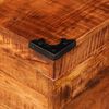 vidaXL Storage Chest Cubic Rough Mango Wood