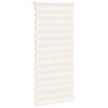 vidaXL Zebra Blind Marble Beige 105x230 cm Fabric Width 100.9 cm Polyester