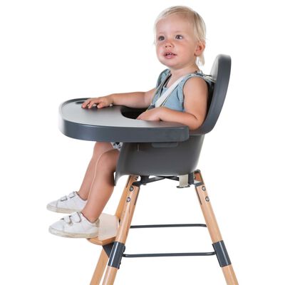 CHILDHOME 2-in-1 Baby High Chair Evolu 2 Anthracite CHEVOCHNA