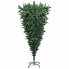 vidaXL Upside-down Artificial Pre-lit Christmas Tree with Ball Set
