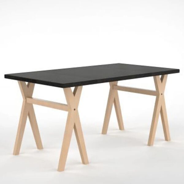 Nordlinger Trestle Alixx 70x35x73 cm Wood Natural