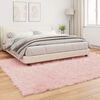 vidaXL Faux Sheepskin Rug Tafalla Pink 240 x 340 cm Polyester