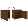 vidaXL Bedside Cabinet Brown Oak 40x30x50 cm Engineered Wood