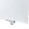 vidaXL Duvet with Pillow 3 pcs White Microfibre