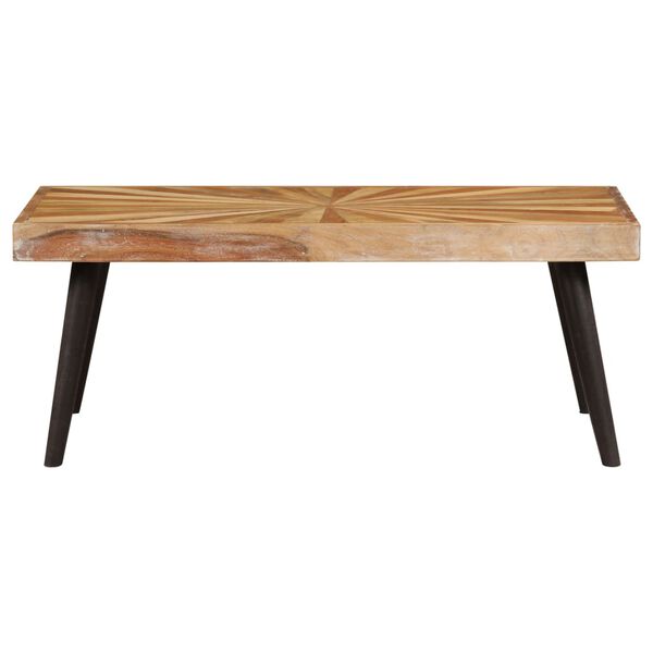 vidaXL Coffee Table Solid Mango Wood 90x55x36 cm