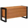 vidaXL Shoe Cabinet with Door Brown 90 x 38 x 45 cm Solid Acacia Wood