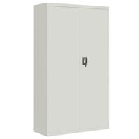 vidaXL File Cabinet Light Grey 105x40x180 cm Steel