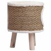 vidaXL Cat House with Wooden Legs 41 cm Seagrass