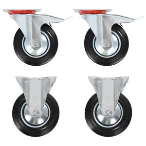 vidaXL Casters 4 pcs 160 mm