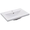 vidaXL Built-in Basin 61x39,5x18,5 cm Ceramic White