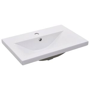 vidaXL Built-in Basin 61x39,5x18,5 cm Ceramic White
