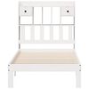 vidaXL Bookcase Bed without Mattress White 90x190cm Solid Wood Pine