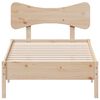 vidaXL Bed Frame without Mattress 100x200 cm Solid Wood Pine
