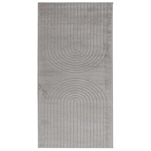 vidaXL Area Rugs Rectangular HUARTE Grey 150 x 80 cm Polyester