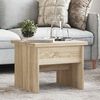 vidaXL Coffee Table Sonoma Oak 55 x 54.5 x 45 cm Engineered wood