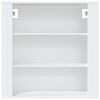 vidaXL Wall Cabinet White 80x33x80 cm Engineered Wood
