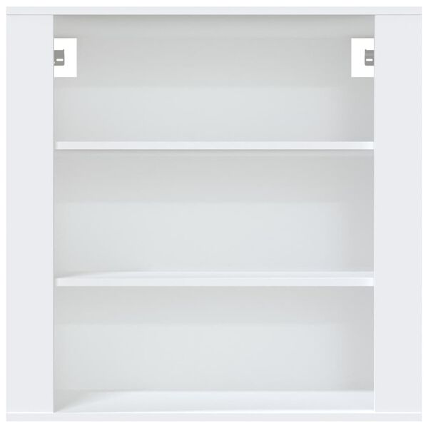 vidaXL Wall Cabinet White 80x33x80 cm Engineered Wood