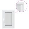 vidaXL Basement Window Internal Colour White RISOR 50 x 80 cm