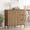 vidaXL Sideboard Artisan Oak 89.5 x 33 x 82 cm Engineered Wood