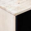 vidaXL Sideboard with Storage White 80 x 33.5 x 75 cm Solid Mango Wood