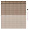 vidaXL Window Blind Geometric Brown 150 x 160 cm Bamboo