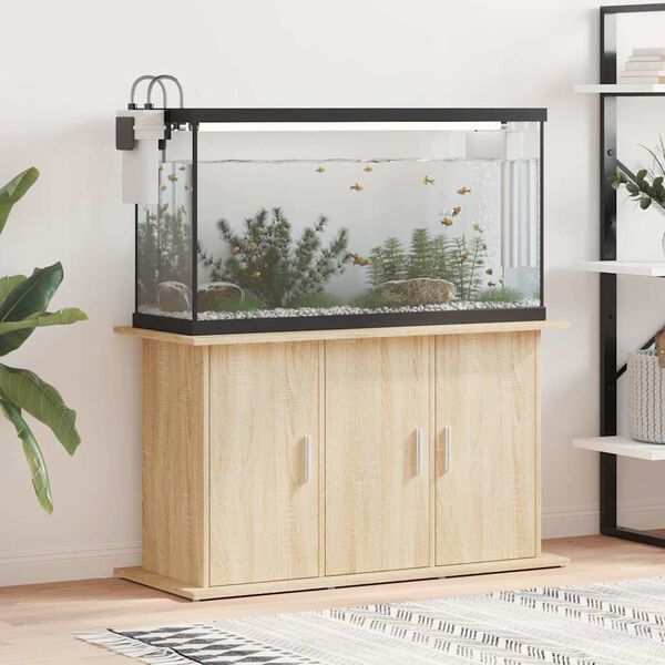 vidaXL Aquarium Stand Sonoma Oak 101x41x58 cm Engineered Wood