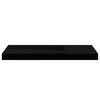 vidaXL Floating Wall Shelves 4 pcs High Gloss Black 60x23.5x3.8 cm MDF