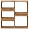 vidaXL Wall Cabinet Artisian Oak 80x15x80 cm Engineered Wood
