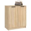 vidaXL Shoe Cabinet Sonoma Oak 59x35x70 cm Engineered Wood