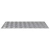 vidaXL Stair Tread Rectangular 4 pcs Silver 80 x 50 cm Aluminium