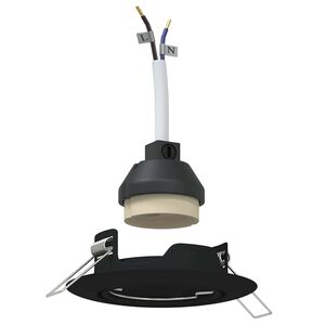 vidaXL Spotlights with Spotlights 6 pcs Black 9 x 9 cm Metal