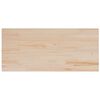 vidaXL Table Top 90x40x1.7 cm Rectangular Solid Wood Pine