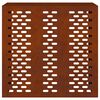 vidaXL Air Conditioner Cover Rusty 110 x 50 x 105 cm Weathering Steel