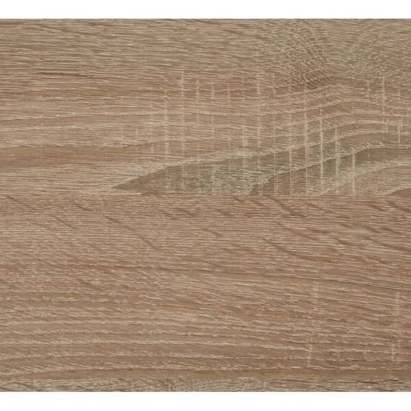 FMD Wall-mounted Shelf with 4 Compartments Oak Tree and Glossy White